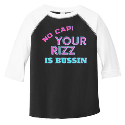 No Cap Your Rizz Is Bussin Meme Apparel Toddler Fine Jersey T-Shirt