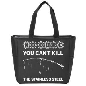 No Cure You CanT Kill The Stainless Steel Zip Tote Bag