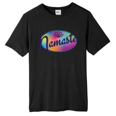 Namaste Colorful Yoga Gift Tall Fusion ChromaSoft Performance T-Shirt