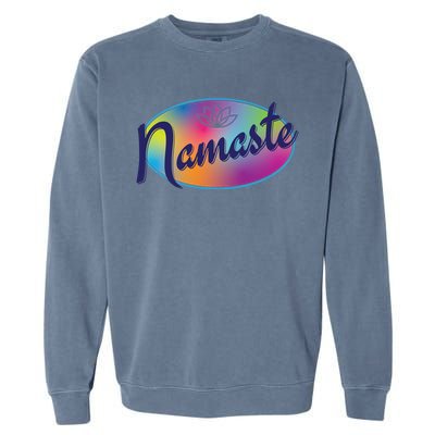 Namaste Colorful Yoga Gift Garment-Dyed Sweatshirt