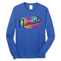 Namaste Colorful Yoga Gift Long Sleeve Shirt