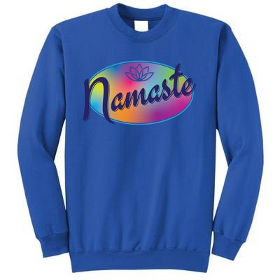 Namaste Colorful Yoga Gift Sweatshirt