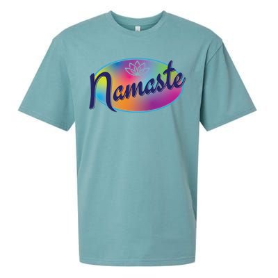 Namaste Colorful Yoga Gift Sueded Cloud Jersey T-Shirt