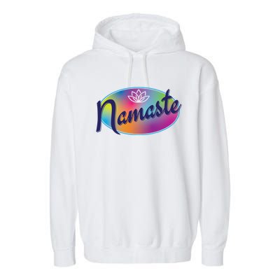 Namaste Colorful Yoga Gift Garment-Dyed Fleece Hoodie