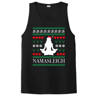 Namasleigh Christmas Yoga Om Namaste Yogi Festive Meaningful Gift PosiCharge Competitor Tank