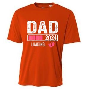 New Dad 1st Time Dad Est 2024 Promoted To Daddy 2024 Father Cooling Performance Crew T-Shirt