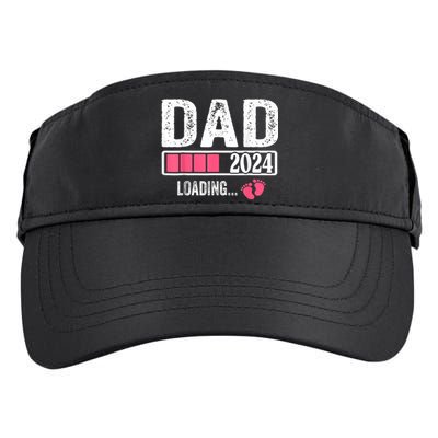 New Dad 1st Time Dad Est 2024 Promoted To Daddy 2024 Father Adult Drive Performance Visor