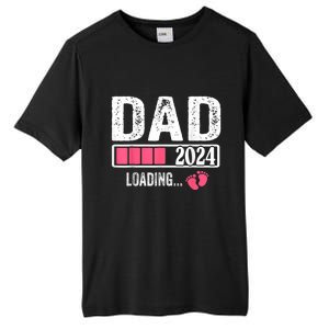 New Dad 1st Time Dad Est 2024 Promoted To Daddy 2024 Father Tall Fusion ChromaSoft Performance T-Shirt