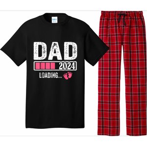 New Dad 1st Time Dad Est 2024 Promoted To Daddy 2024 Father Pajama Set