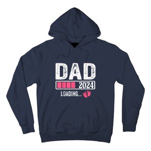 New Dad 1st Time Dad Est 2024 Promoted To Daddy 2024 Father Hoodie