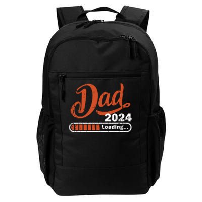 New Dad 1st Time Dad Est 2024 Promoted To Daddy 2024 Father Daily Commute Backpack