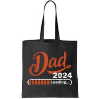 New Dad 1st Time Dad Est 2024 Promoted To Daddy 2024 Father Tote Bag