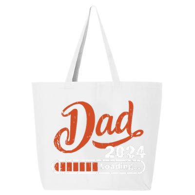 New Dad 1st Time Dad Est 2024 Promoted To Daddy 2024 Father 25L Jumbo Tote