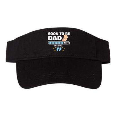 New Dad 1st Time Dad Est 2024 Promoted To Daddy 2024 Father Valucap Bio-Washed Visor