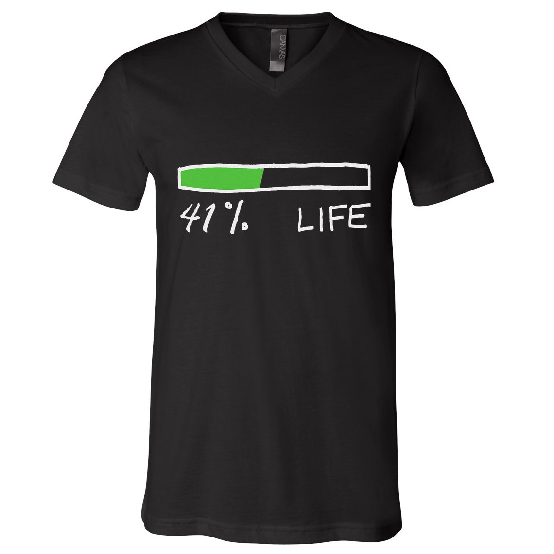 Nas Daily 41 Life V-Neck T-Shirt
