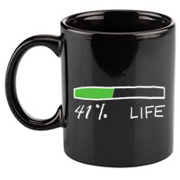 Nas Daily 41 Life 11oz C Handle Ceramic Mug