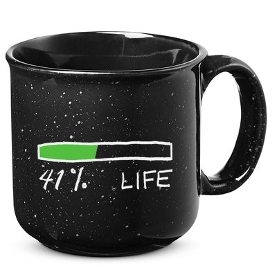 Nas Daily 41 Life 15oz Campfire Ceramic Mug