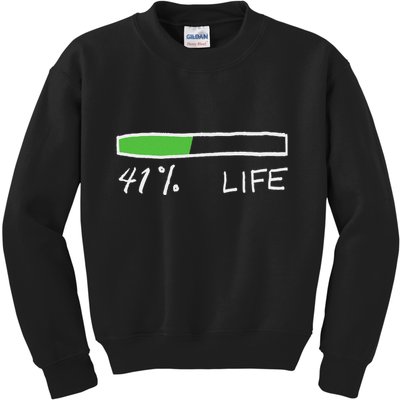 Nas Daily 41 Life Kids Sweatshirt