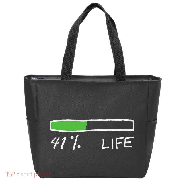 Nas Daily 41 Life Zip Tote Bag