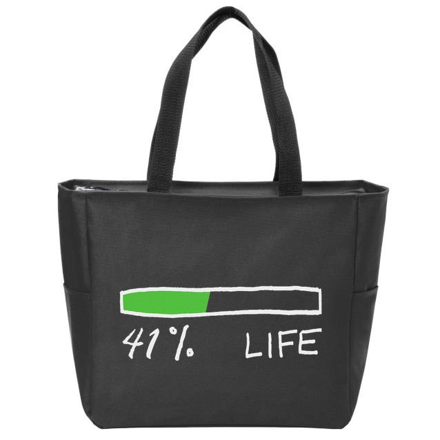 Nas Daily 41 Life Zip Tote Bag