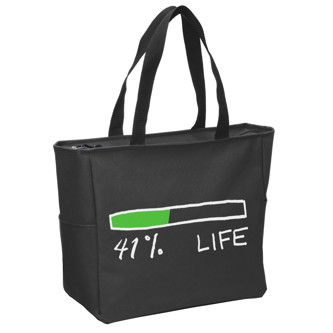 Nas Daily 41 Life Zip Tote Bag
