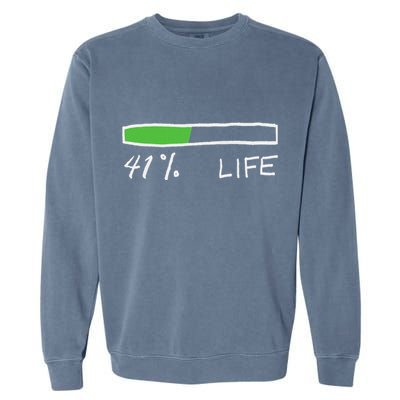 Nas Daily 41 Life Garment-Dyed Sweatshirt