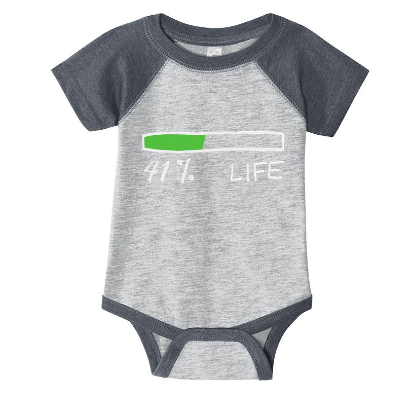 Nas Daily 41 Life Infant Baby Jersey Bodysuit