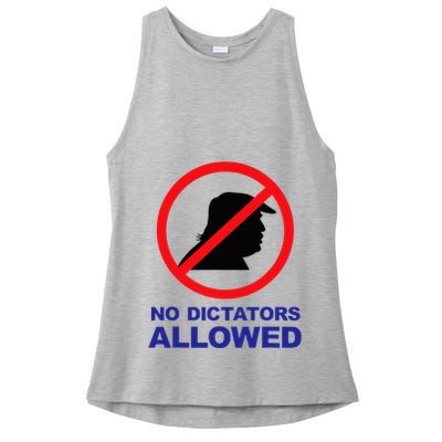 No Dictators Allowed Ladies PosiCharge Tri-Blend Wicking Tank