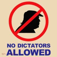 No Dictators Allowed Zip Tote Bag