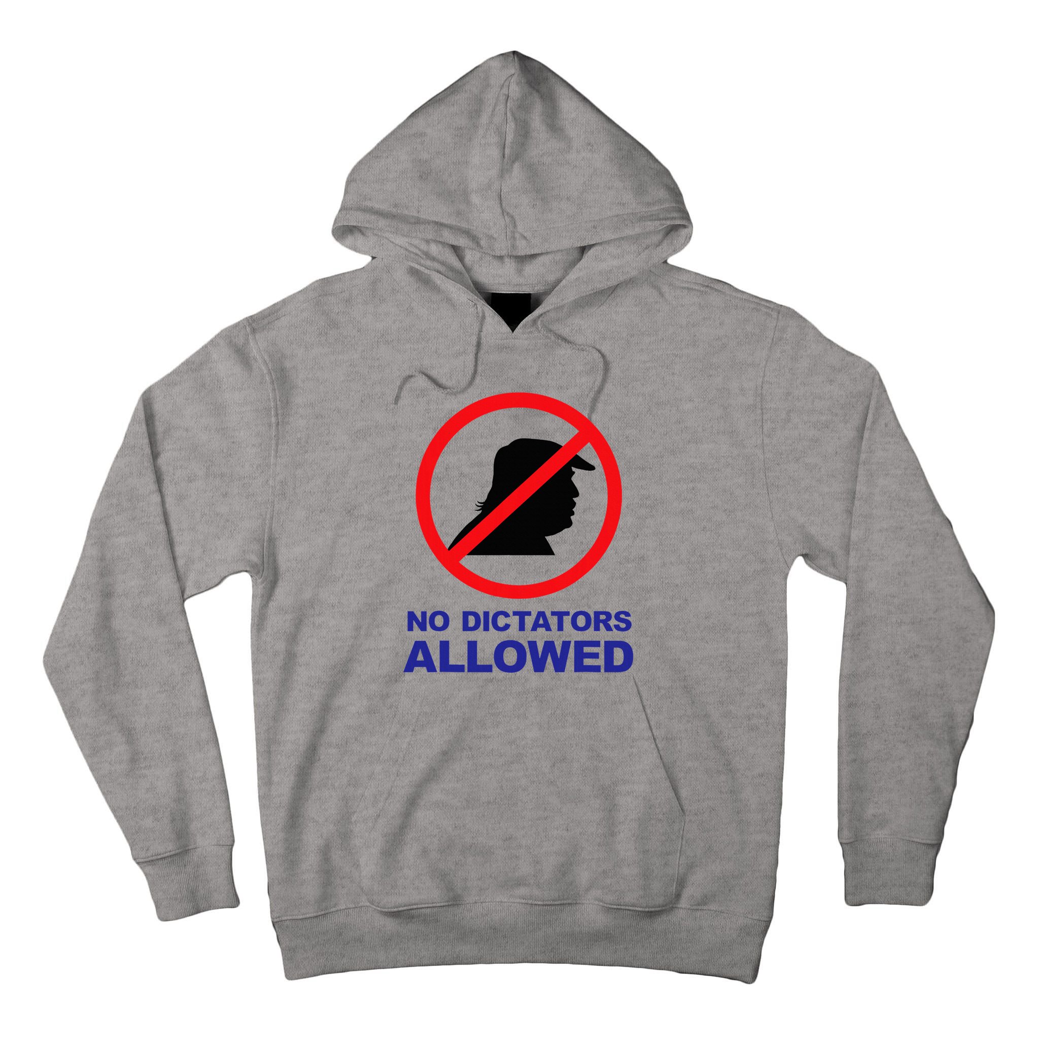 No Dictators Allowed Tall Hoodie