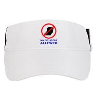 No Dictators Allowed Adult Drive Performance Visor