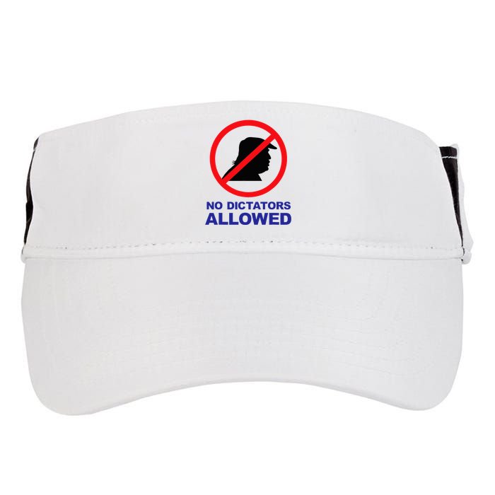 No Dictators Allowed Adult Drive Performance Visor