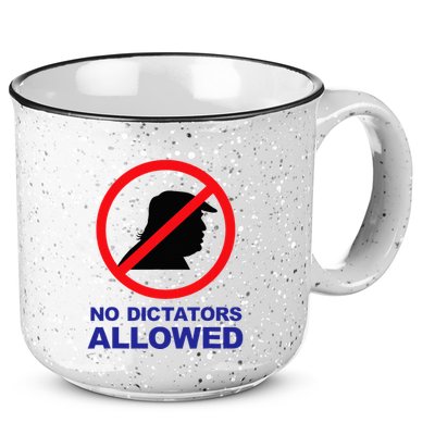 No Dictators Allowed 15oz Campfire Ceramic Mug