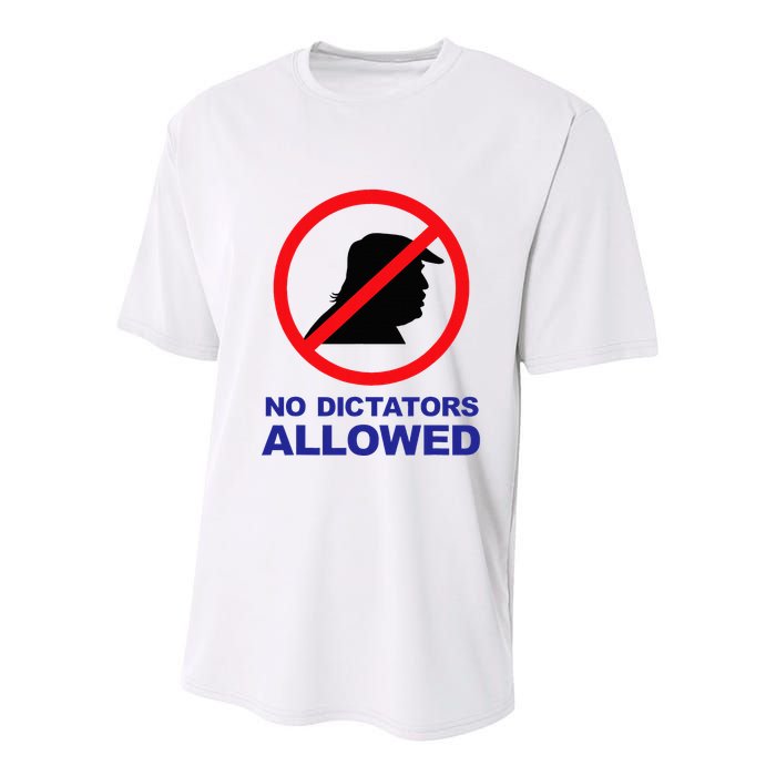 No Dictators Allowed Youth Performance Sprint T-Shirt