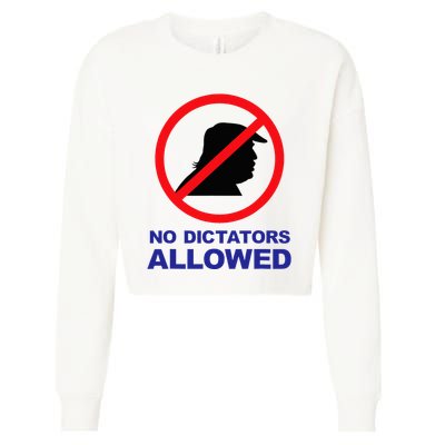 No Dictators Allowed Cropped Pullover Crew