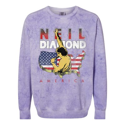 Neil Diamond America Colorblast Crewneck Sweatshirt