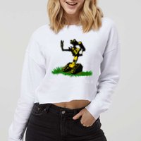 No Disassemble Apparel Cropped Pullover Crew