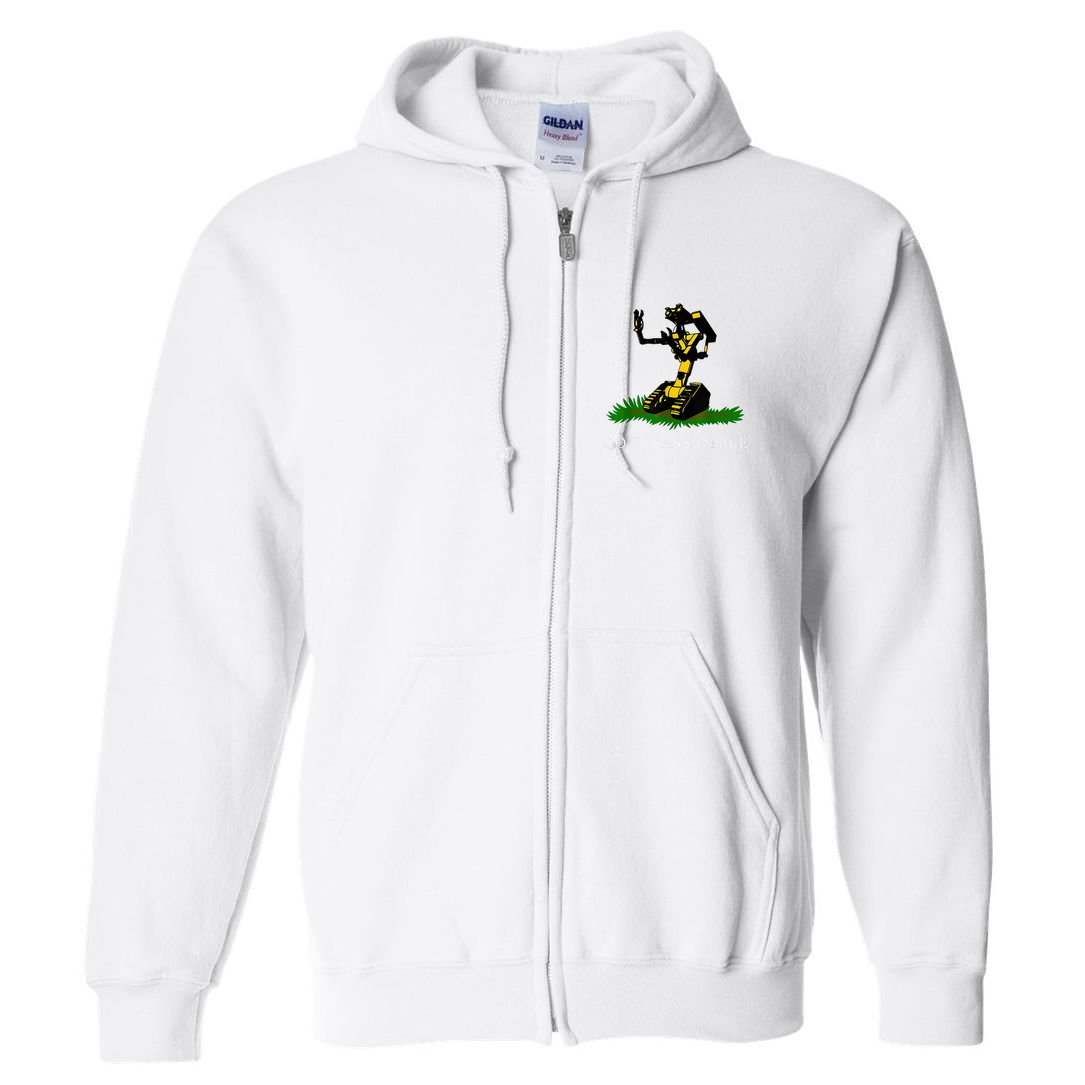 No Disassemble Apparel Full Zip Hoodie