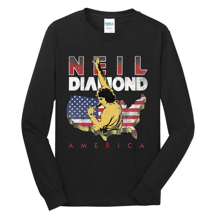 Neil Diamond America Tall Long Sleeve T-Shirt