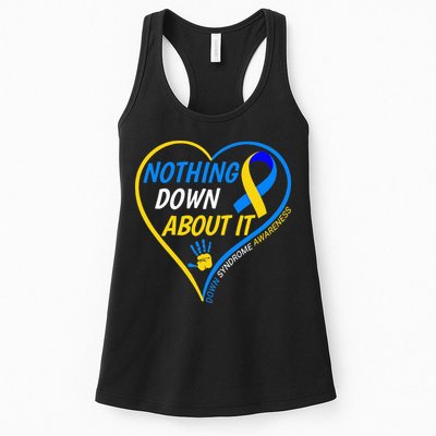 Nothing Down About It World Down Syndrome Awareness Day 2022 Womens Tank Top