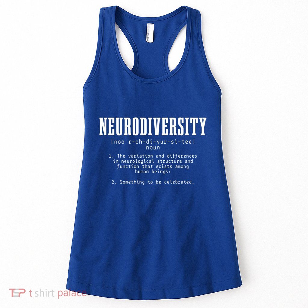 Neurodiversity Definition Autism Awareness Month Meaningful Gift Womens Tank Top