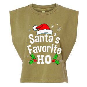 Naughty Dirty Adult Pajama Christmas Garment-Dyed Women's Muscle Tee