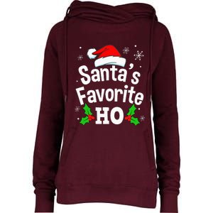 Naughty Dirty Adult Pajama Christmas Womens Funnel Neck Pullover Hood