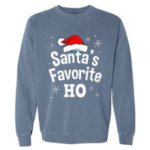 Naughty Dirty Adult Pajama Christmas Garment-Dyed Sweatshirt