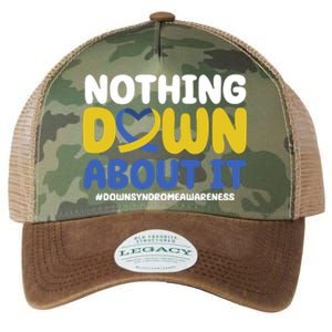 Nothing Down About It Down Syndrome Awareness Legacy Tie Dye Trucker Hat