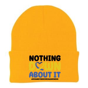 Nothing Down About It Down Syndrome Awareness Knit Cap Winter Beanie