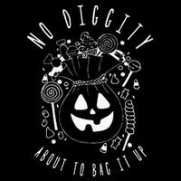 No Diggity About To Bag It Up Trick Or Treat Candy Halloween Mesh Reversible Basketball Jersey Tank