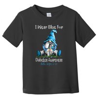 November Diabetes Awareness Funny Gnomes Wear Blue Toddler T-Shirt