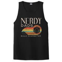 Nerdy Dads Build Character Funny Rpg Gaming D20 Dice Gamer PosiCharge Competitor Tank