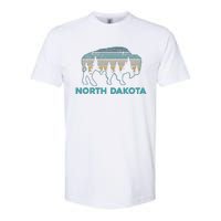 North Dakota Bison Vintage American Buffalo Souvenir Gift Softstyle CVC T-Shirt